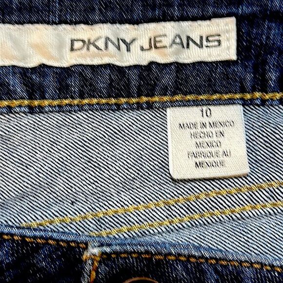DKNY Denim Jeans Size 10 Straight Leg - Picture 12 of 13